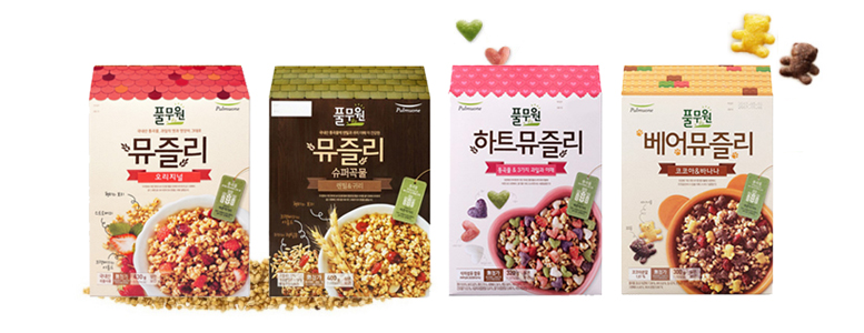 풀무원 뮤즐리 4종